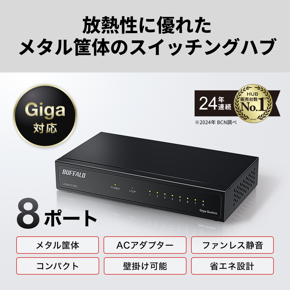 《整備済・再生品》LSW8-GT-8ES/BK(保証1年)